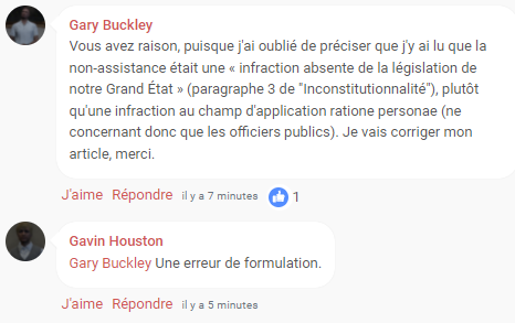 Une erreur de formulation !